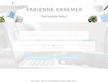 Tablet Screenshot of fabienne-kraemer.com